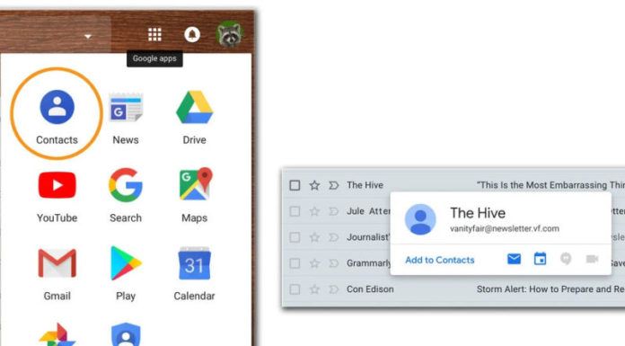 Kako doći do adresara u redizajniranom Gmailu gmail adresar