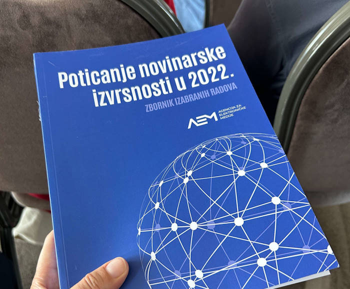 Zbornik radova iz projekta poticanja novinarske izvrsnosti 2022