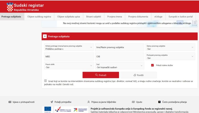 Digitalizacija sudskog registra
