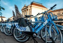Zagreb dobio Bajs: Novi sustav javnih bicikala na 180 lokacija Bajs - sustav javnih bicikala; izvor zagreb.hr