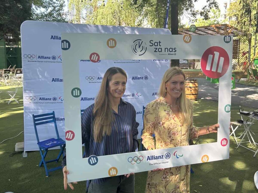 Ambasadorice projekta paraolimpijka Ana Sršen i olimpijka Janica Kostelić; foto Zinka Kocijan