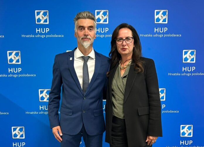 Mislav Balković, predsjednik HUP-a, i Irena Weber, glavna direktorica HUP-a [Izvor: HUP]