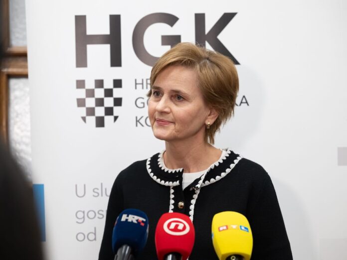 Sandra Švaljek, zamjenica guvernera Hrvatske narodne banke; izvor: HGK