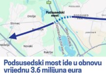 Grad Zagreb raspisao javnu nabavu za obnovu Podsusedskog mosta Podusedski most