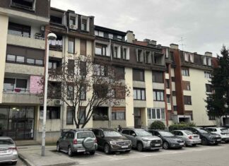 Stambena zgrada u zagrebačkom kvartu Staglišće; foto Zinka Kocijan