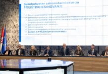 Ministar Bačić: Država planira do 2030. izgraditi i obnoviti 20.200 stanova Predstavljanje Zakona o priuštivom stanovanju; foto Ministarstvo prostornoga uređenja, graditeljstva i državne imovine