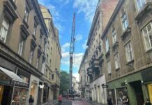 Obnova Kina Europa: Postavljen kran u Masarykovoj ulici