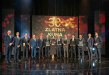 Zlatne kune dodijeljene po 30. put; izvor: HGK